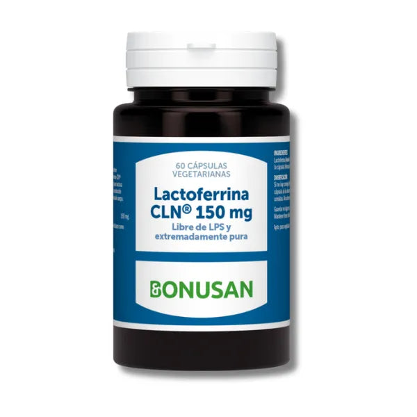 Lactoferrina CLN® 150 mg - 60 cápsulas - Bonusan