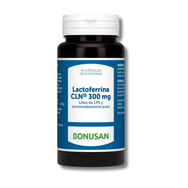 Lactoferrina Cln 300 mg - 60 cápsulas - Bonusan