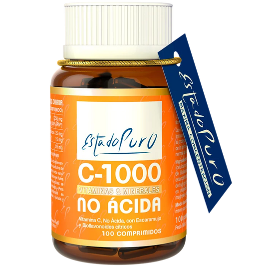 ESTADO PURO Vitamina C 1000 no ácida - 100 comprimidos - Tongil