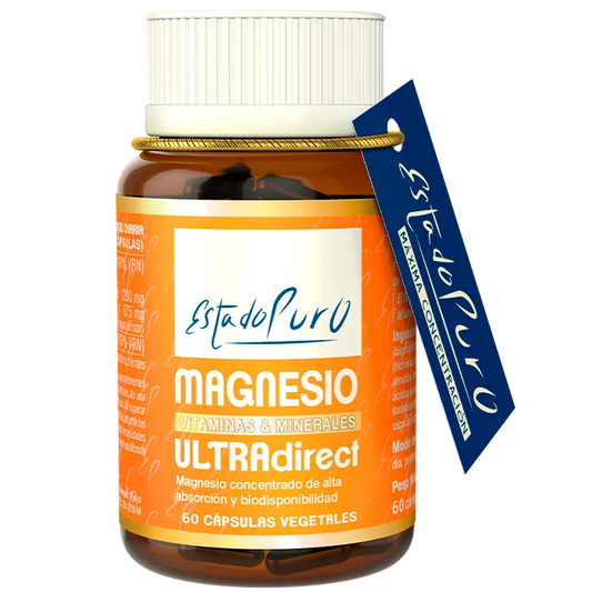 Estado Puro Magnesio Ultradirect - 60 cápsulas vegetales - Tongil