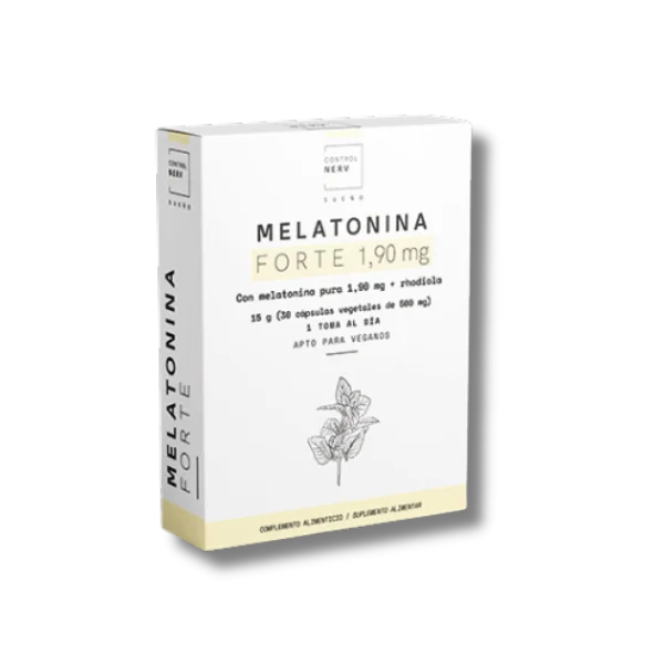 Melatonina Forte 1,90 Mg - 30 cápsulas vegetales - Herbora