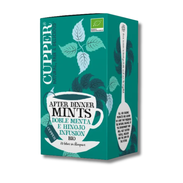 Infusión after dinner mints (BIO) - 20 bolsas - Cupper