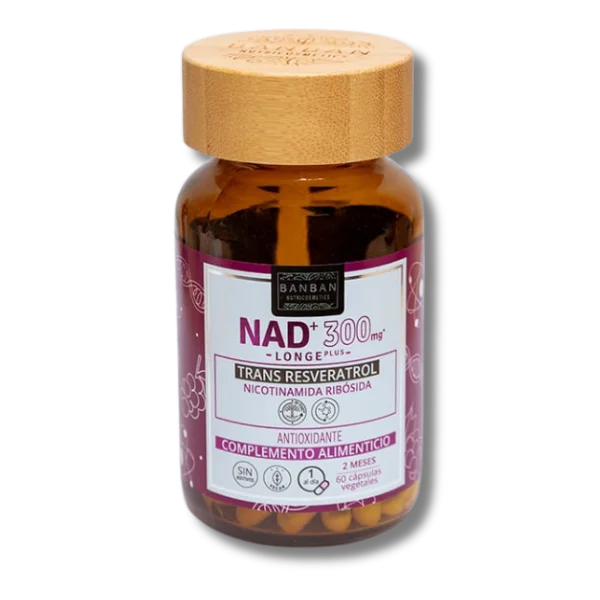 NAD+ 300 y trans-resveratrol - 60 cápsulas - Banban