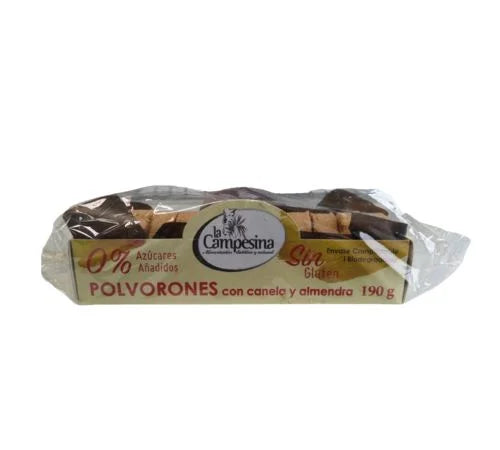 Polvorones Sin Gluten Sin Azucar - 190 gramos - La Campesina