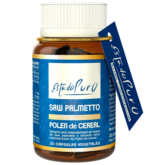 Estado Puro Saw Palmetto con polen de cereal - 30 cápsulas - Tongil