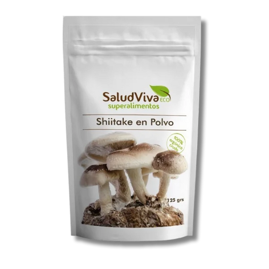 Shiitake en polvo (ECO) - 125 gramos - Salud Viva