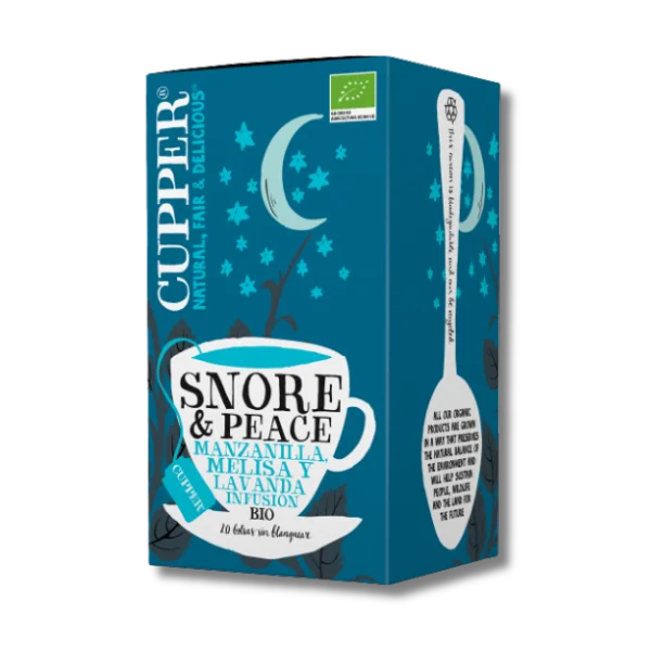 Infusión snore & peace (BIO) - 20 bolsas - Cupper