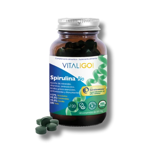 Spirulina BIO - 120 comprimidos - Herbora