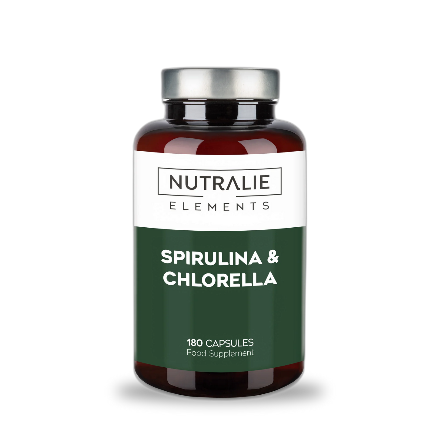 Spirulina & chlorella - 180 cápsulas - Nutralie