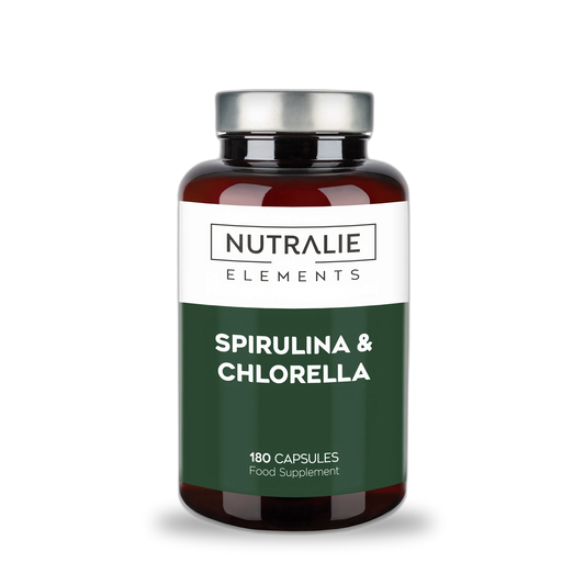 Spirulina & chlorella - 180 cápsulas - Nutralie