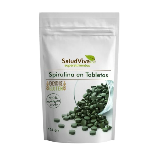 Spirulina en tabletas BIO - 125 gramos - Salud Viva