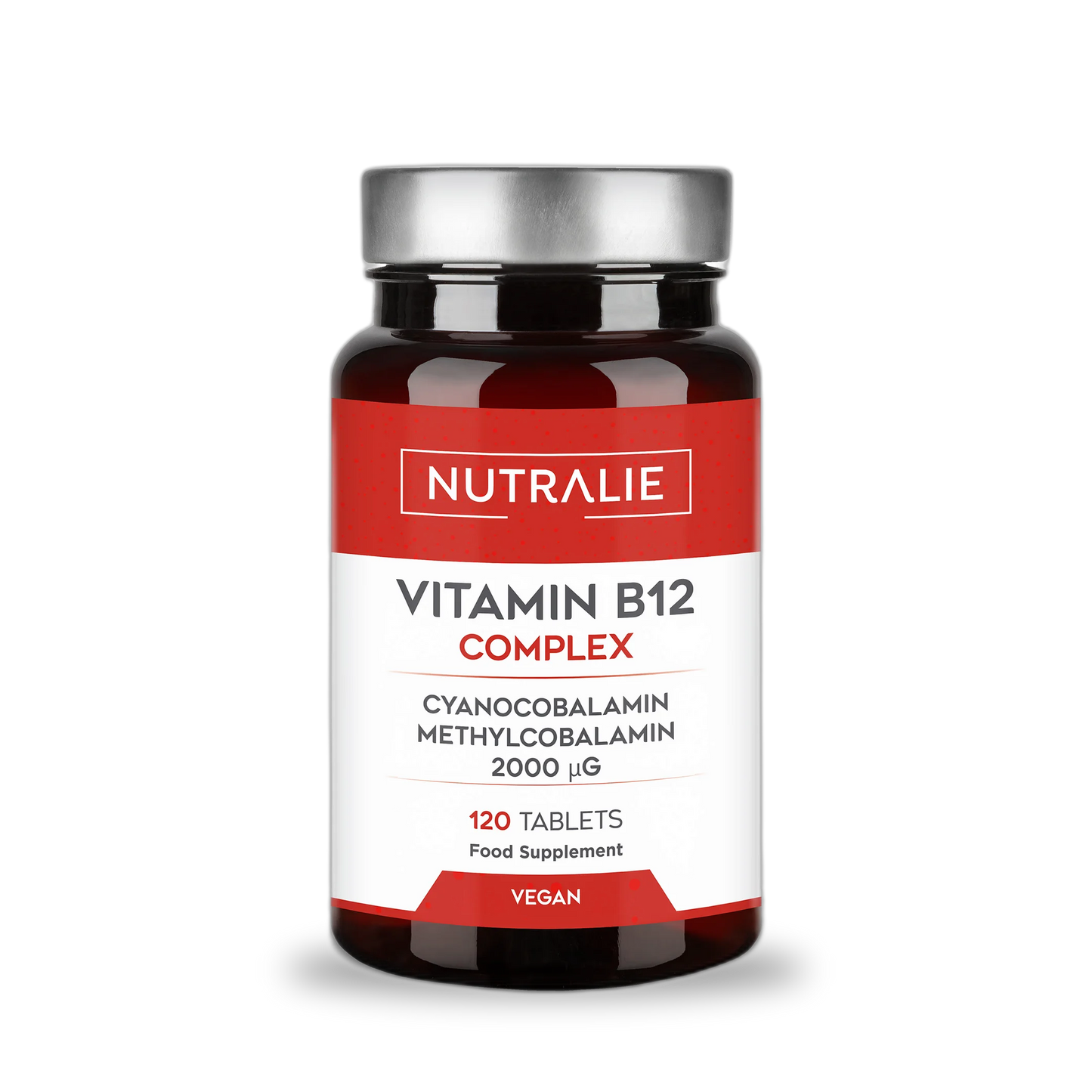 Vitamina B12 Complex - 120 cápsulas - Nutralie