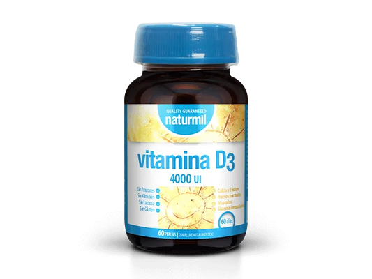 Vitamina D3 (4000 UI) - 60 Perlas - Naturmil