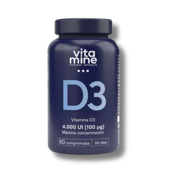 Vitaminas D3 - 60 comprimidos - Herbora