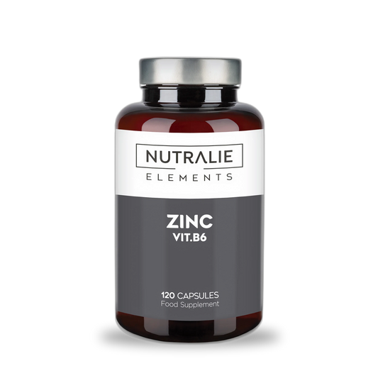 Zinc con vitamina B6 - 120 cápsulas - Nutralie