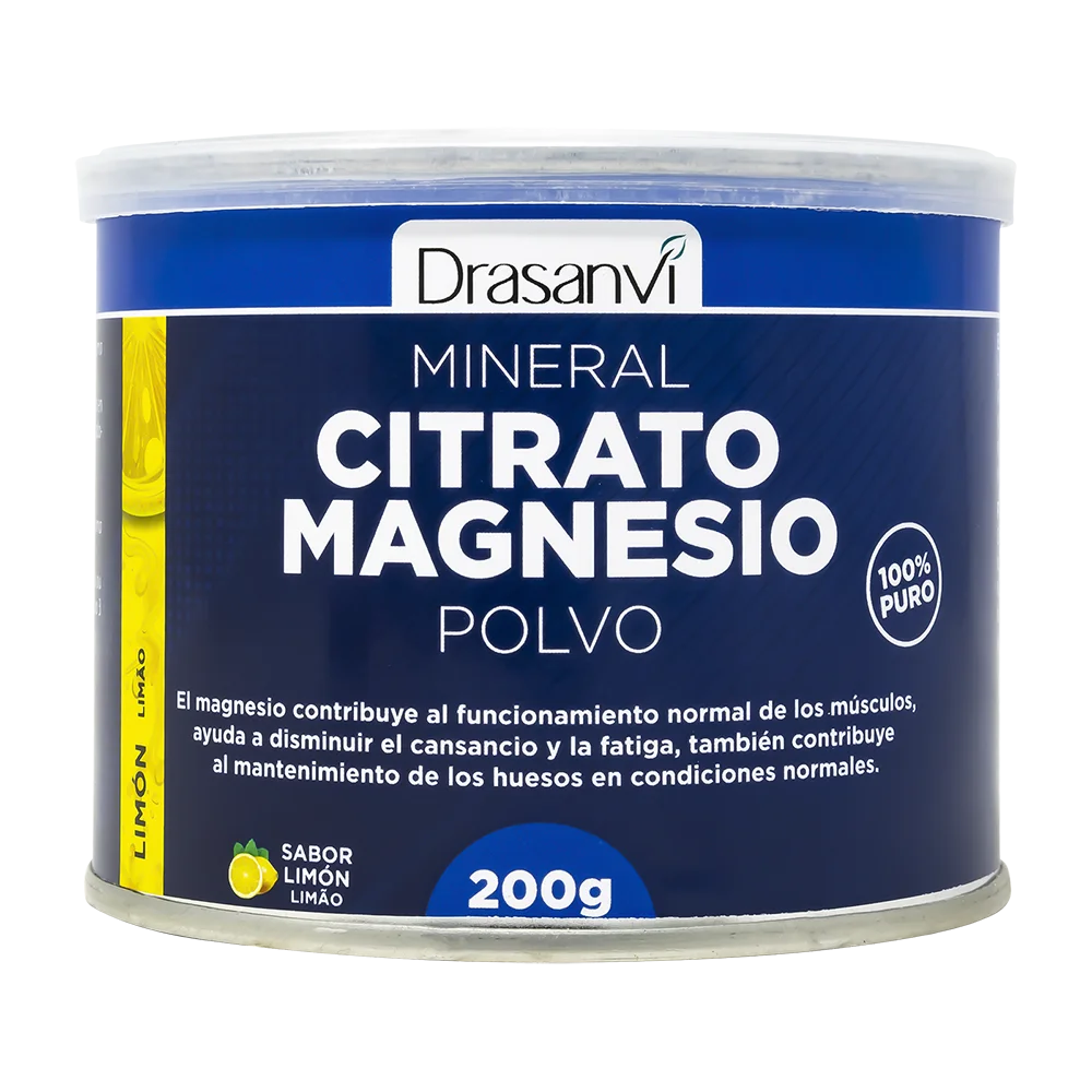 Citrato de magnesio sabor limón - 200 gramos -Drasanvi