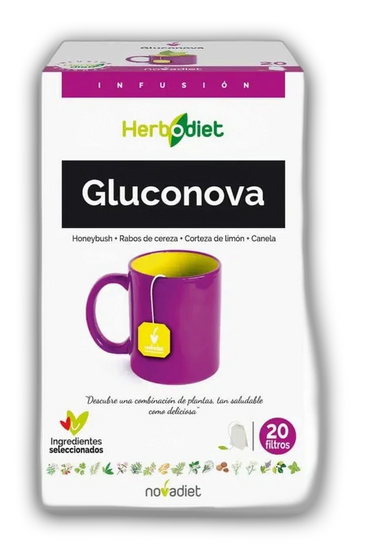 Herbodiet gluconova - 20 filtros - Novadiet