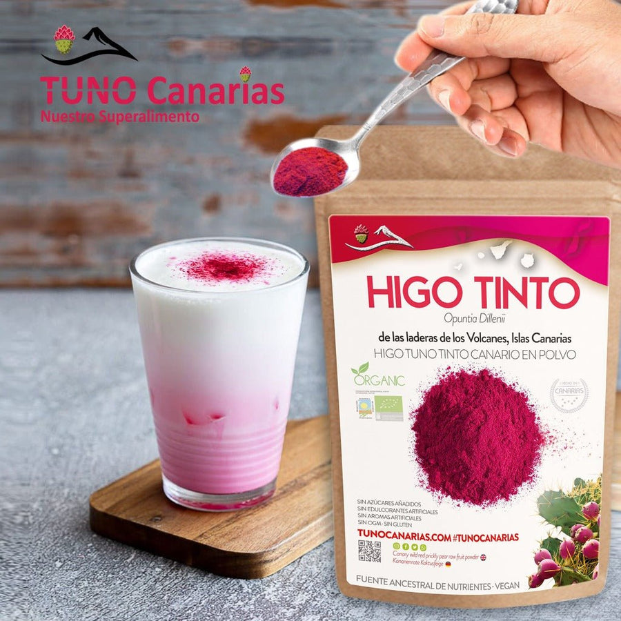 Higo Tinto en Polvo ECO - 200 gramos - Tuno Canarias