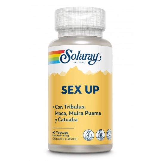 Sex Up SinGluten Vegan - 60 cápsula - Solaray