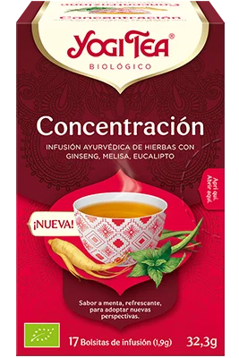 Concentracion Infusión BIO - 17 bolsitas - Yogi Tea